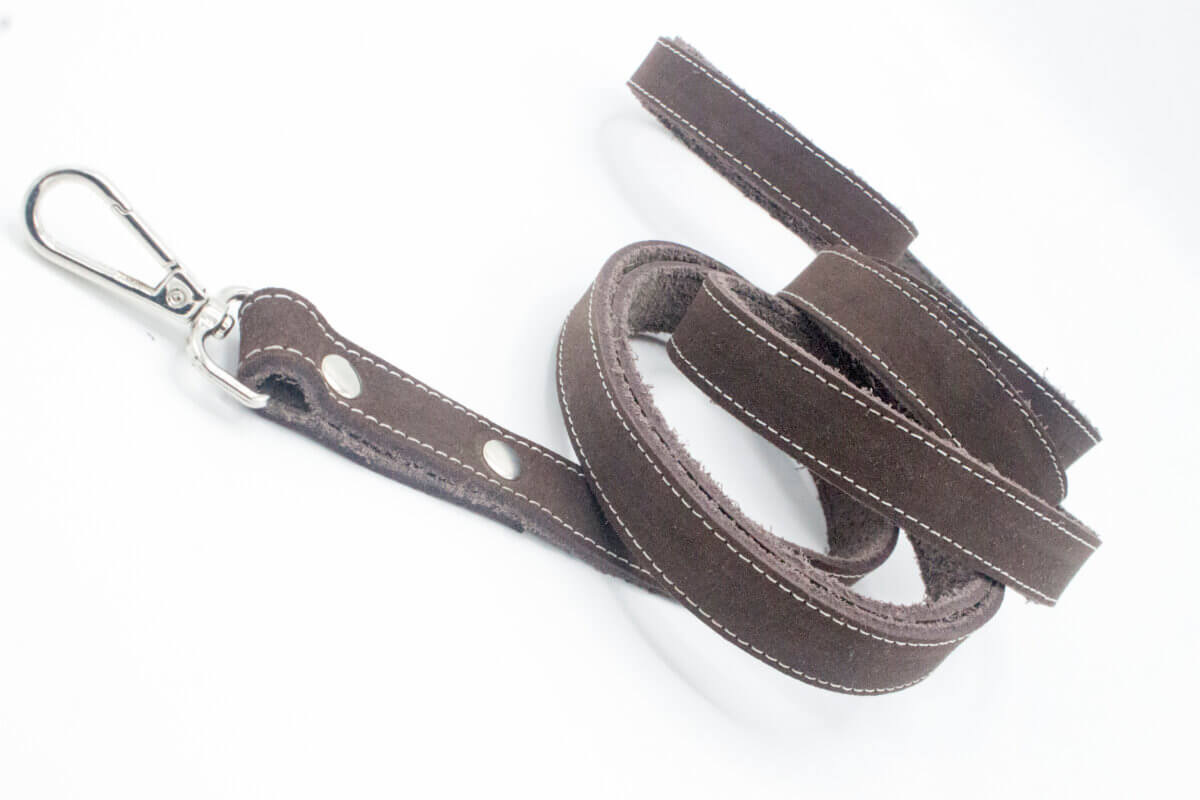 Forty Leather Dog Leash |Genghis Forty Leather Dog Leashes/ Custom Dog Leashes