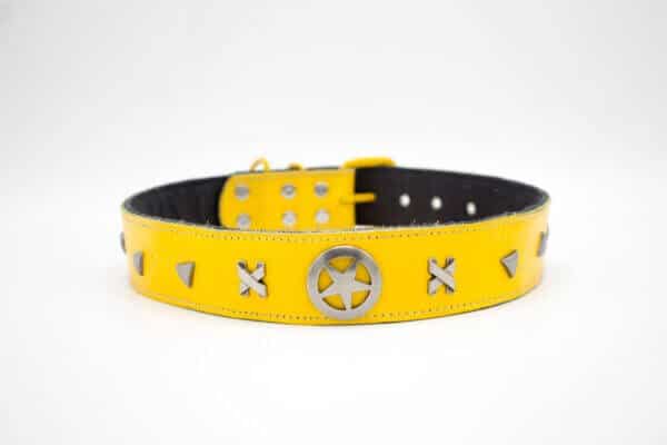 Plated Leather Collar