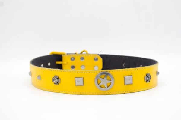 Genghis Yellow Dog Collar